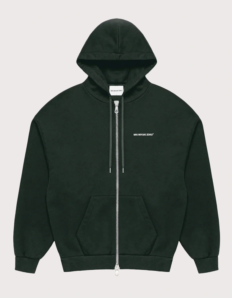 Oversized Uniform Zip Through Hoodie