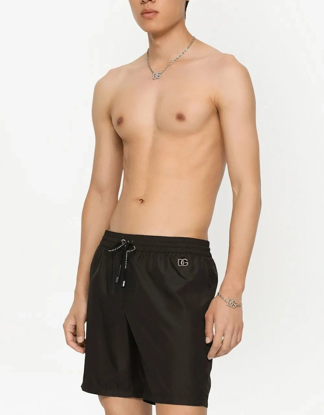 Dolce & Gabbana Swim Shorts Logo Tag