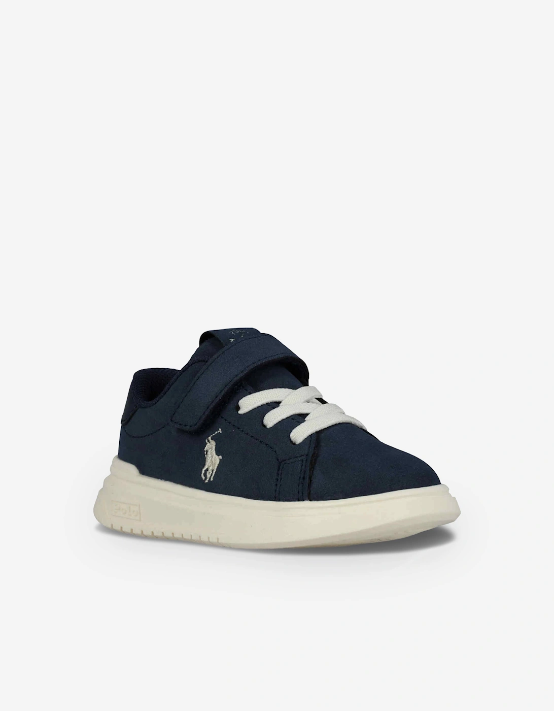 Ralph Lauren Boys Heritage Court Super PS Trainers in Navy