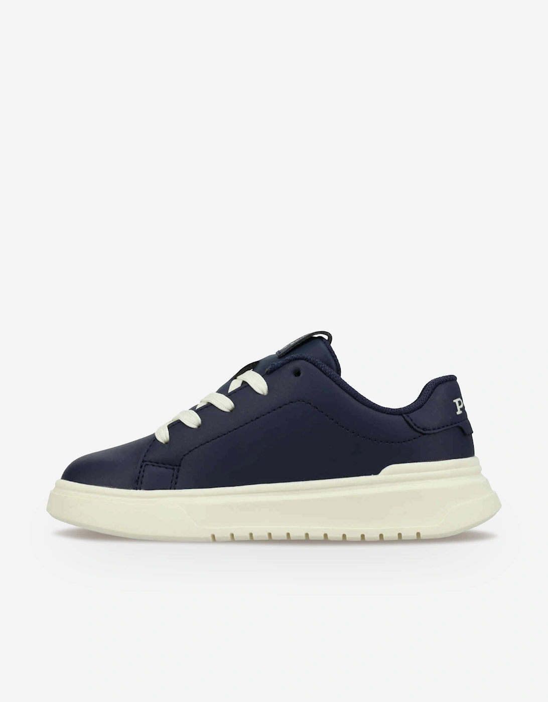 Ralph Lauren Boys Heritage Court Super Trainers in Navy