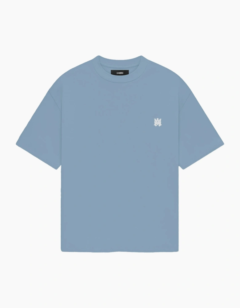 Amiri 'MA' Logo Skater T-Shirt in Blue