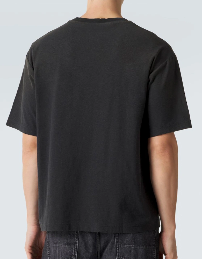 Acne Studios Stockholm Logo Pocket T-Shirt in Black