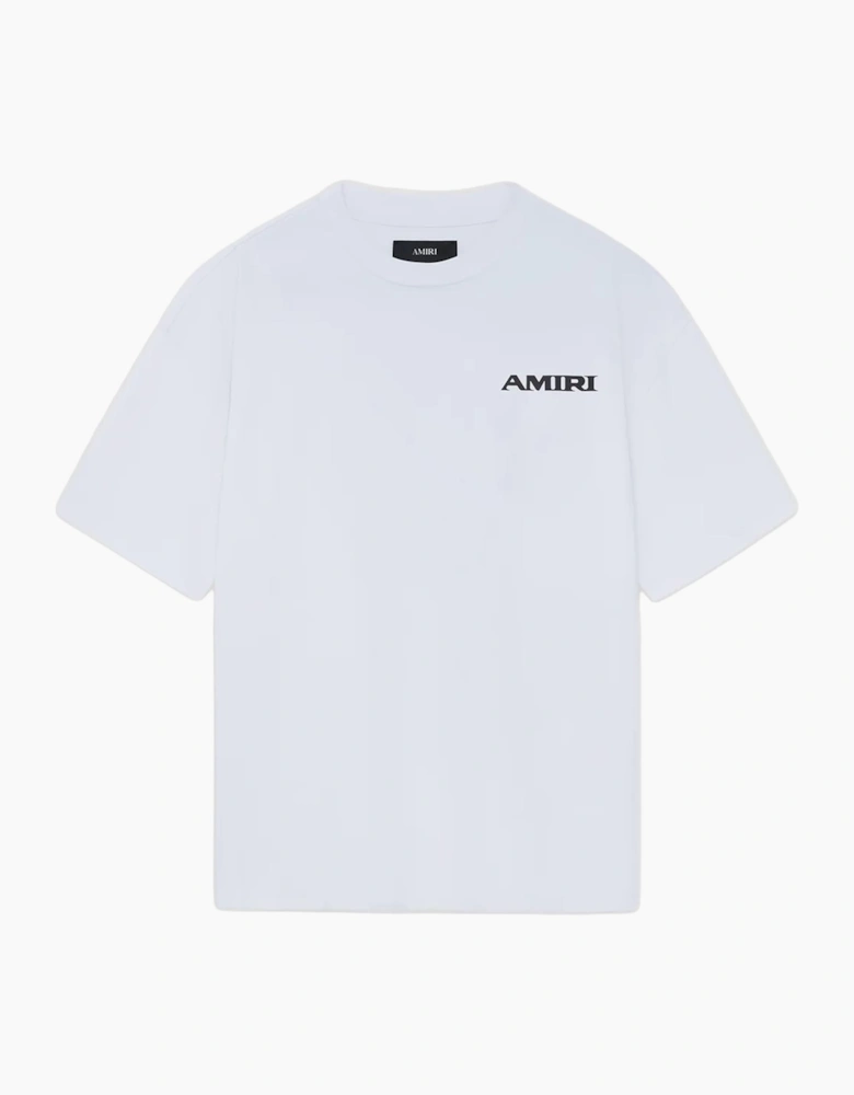 Amiri Sports Logo T-Shirt in White