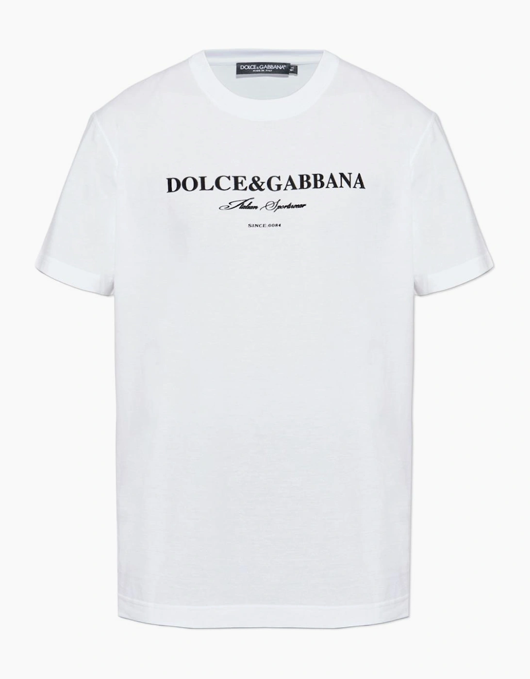 Dolce & Gabbana Italian Sportswear T-Shirt in White
