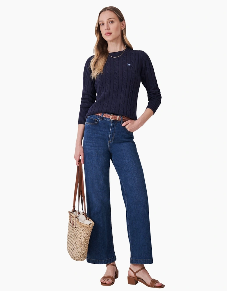 Crew Clothing Womens Crew Neck Chunky Sweatshirt