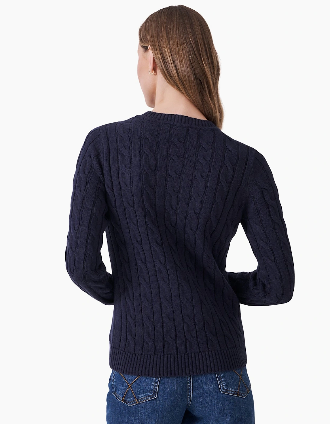Crew Clothing Womens Crew Neck Chunky Sweatshirt