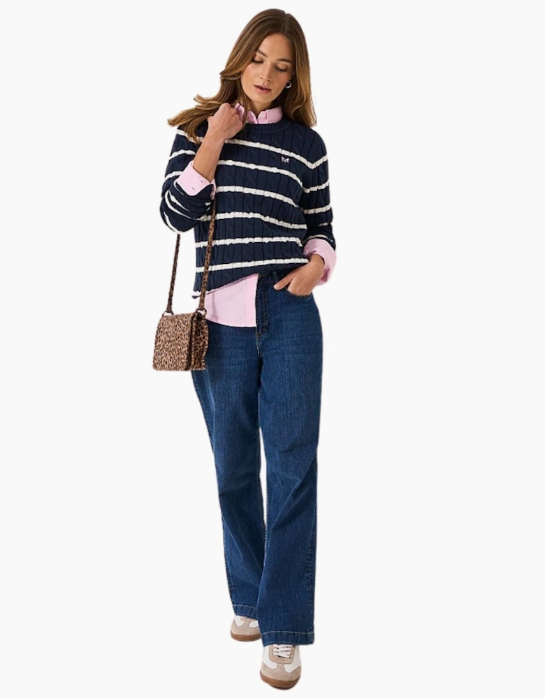 Crew Clothing Womens Crew Neck Chunky Sweatshirt