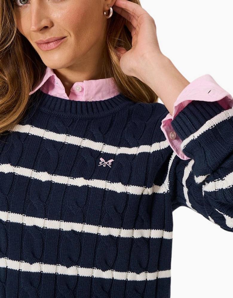 Crew Clothing Womens Crew Neck Chunky Sweatshirt