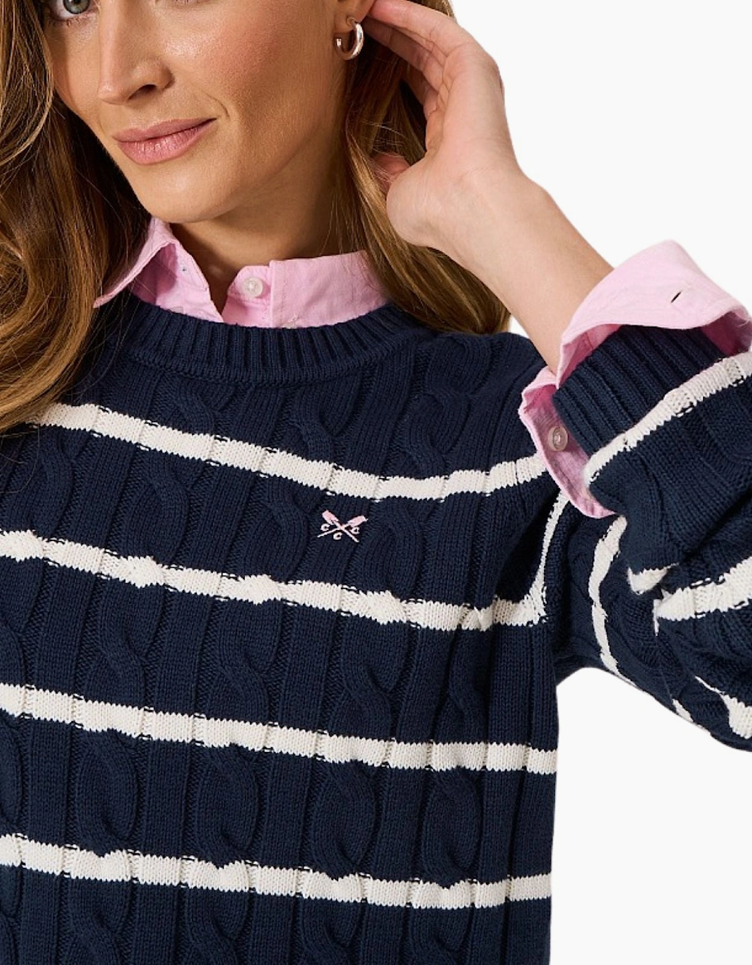 Crew Clothing Womens Crew Neck Chunky Sweatshirt