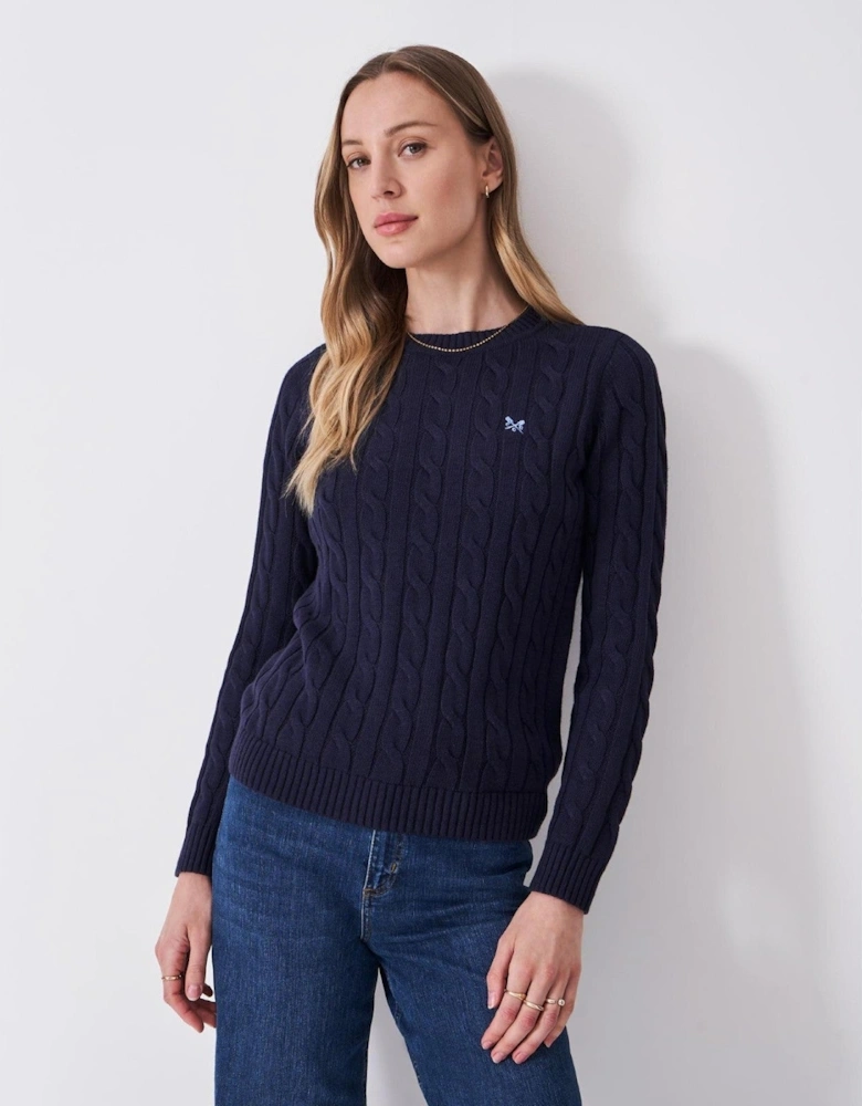 Crew Clothing Womens Crew Neck Chunky Sweatshirt