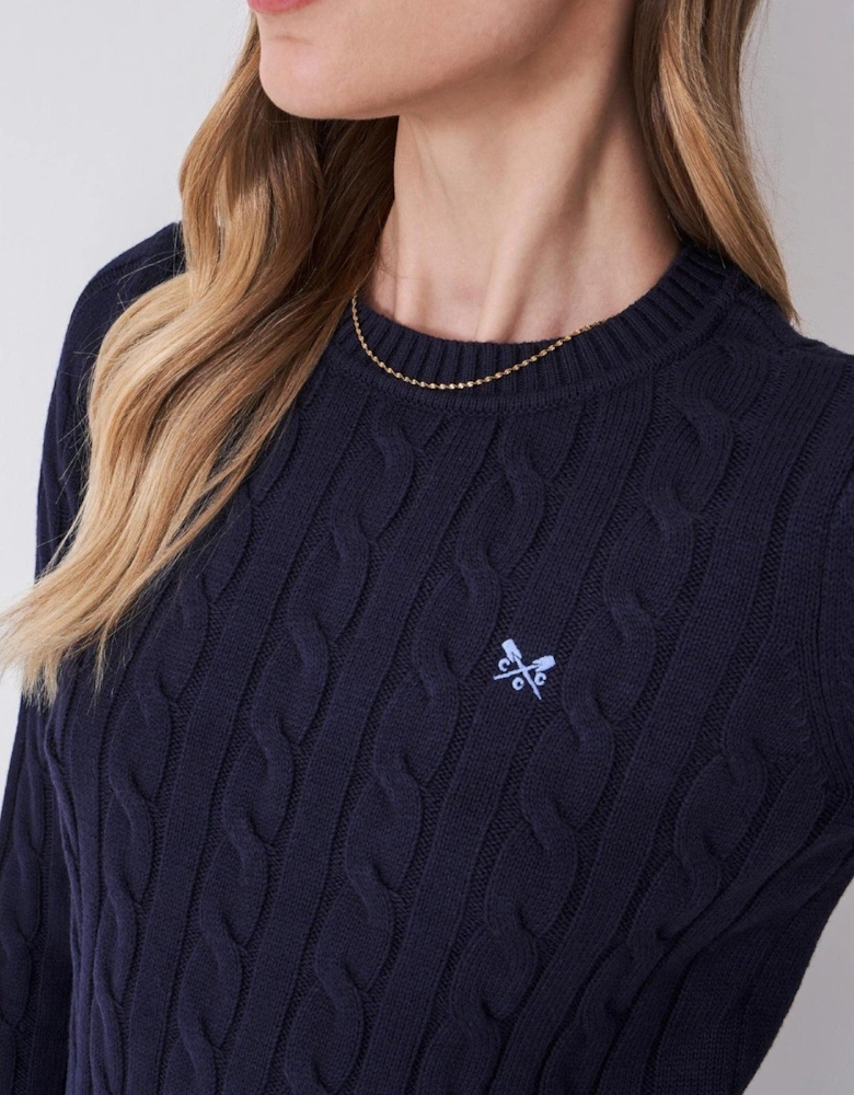 Crew Clothing Womens Crew Neck Chunky Sweatshirt