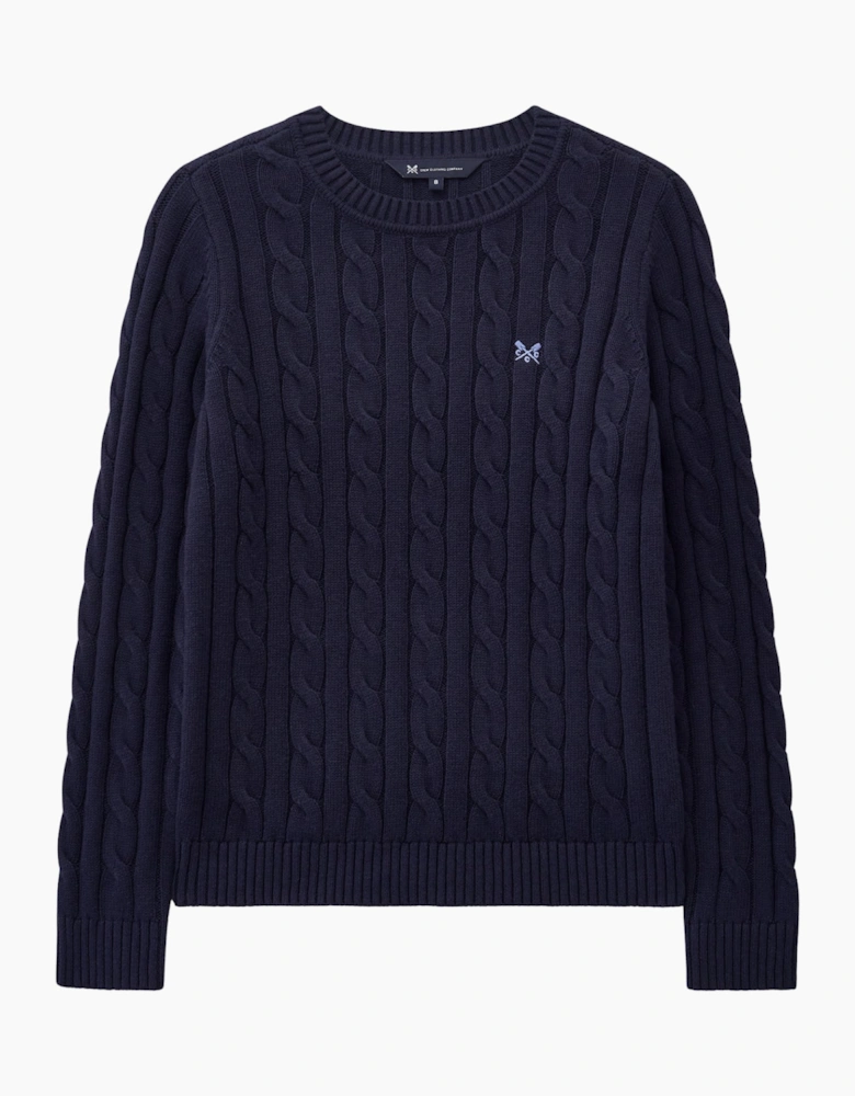Crew Clothing Womens Crew Neck Chunky Sweatshirt