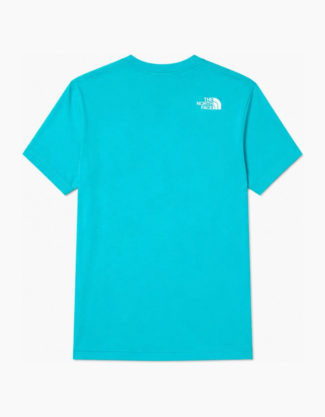 The North Face Mens M Small Box SS T-Shirt in Galactic Blue