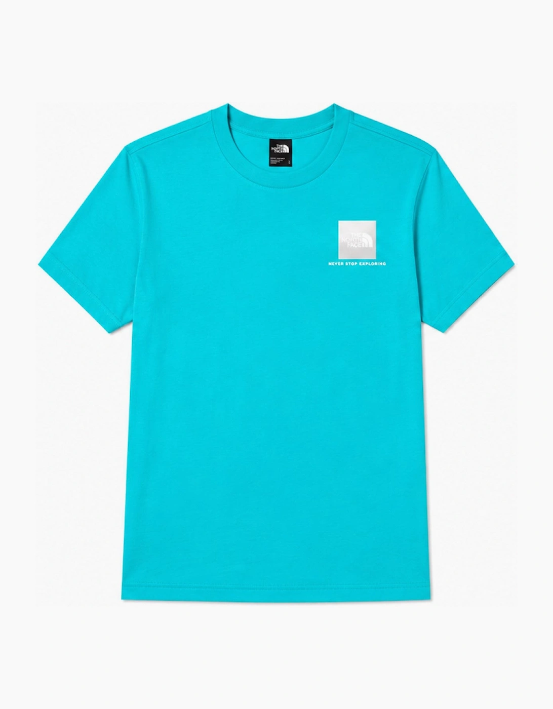 The North Face Mens M Small Box SS T-Shirt in Galactic Blue