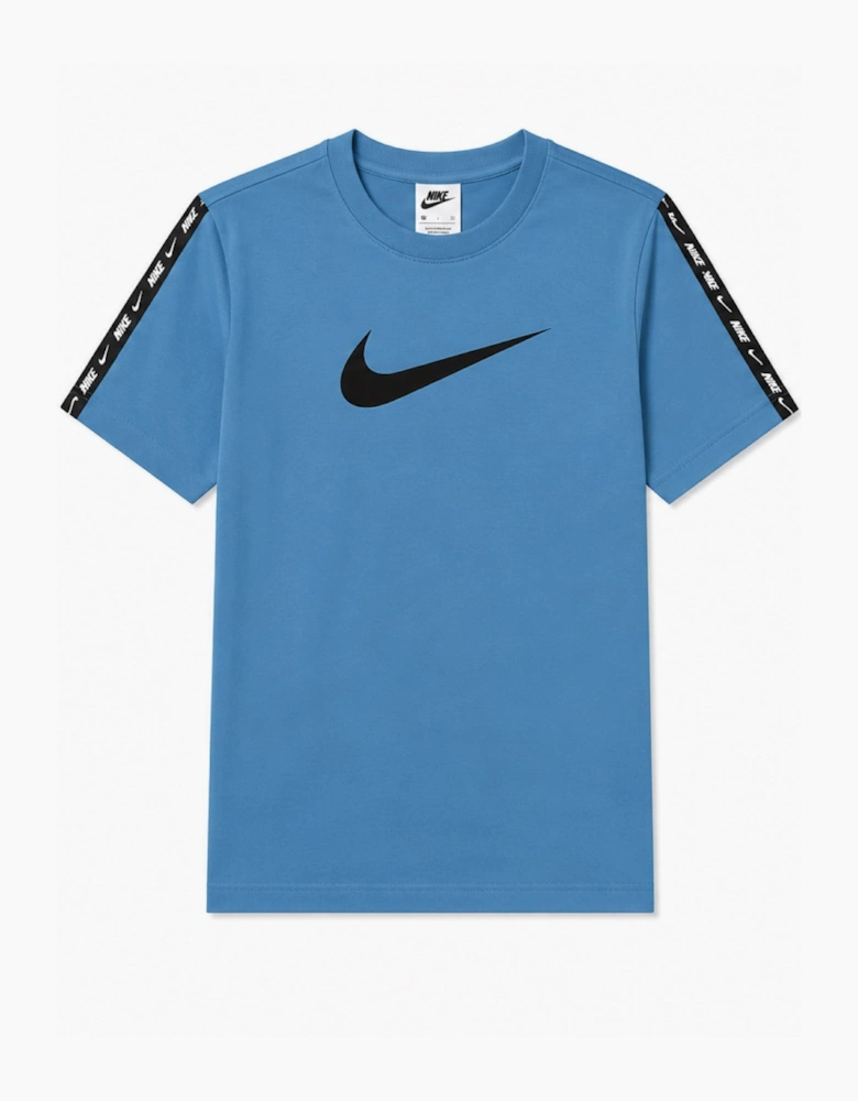 Nike Mens Sportswear Repeat T Shirt in Storm Blue