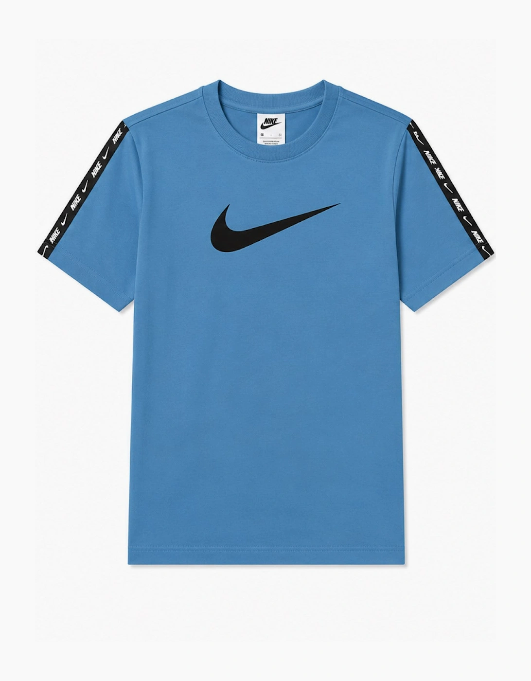 Nike Mens Sportswear Repeat T Shirt in Storm Blue, 6 of 5