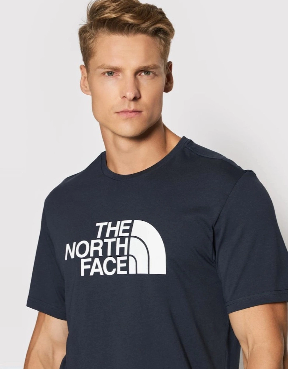 The North Face Mens Easy Tee Short Sleeve T-shirt in Navy