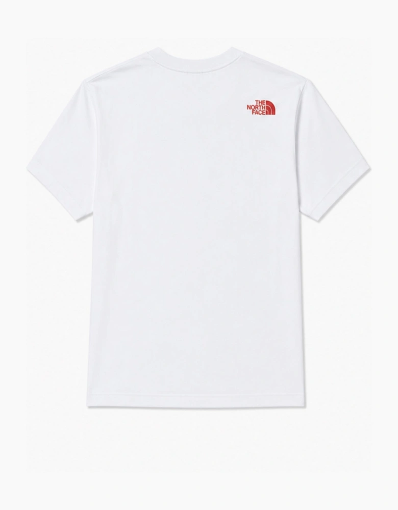 The North Face Mens SS Fine Box T-Shirt in White