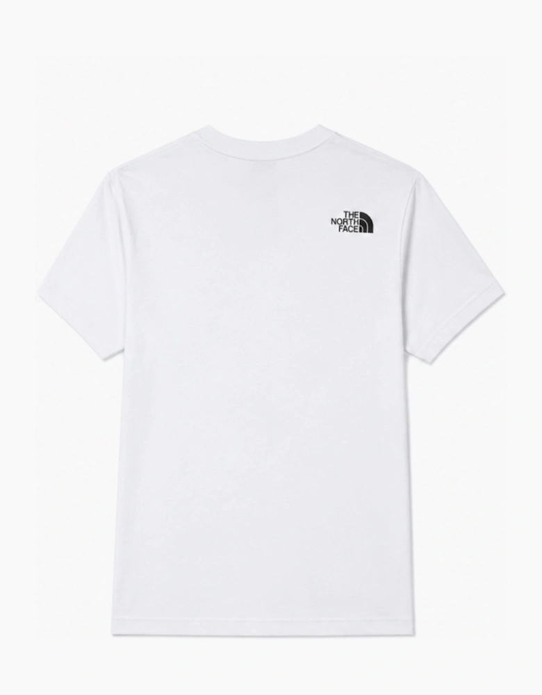 The North Face Mens Easy Tee Short Sleeve T-shirt in White
