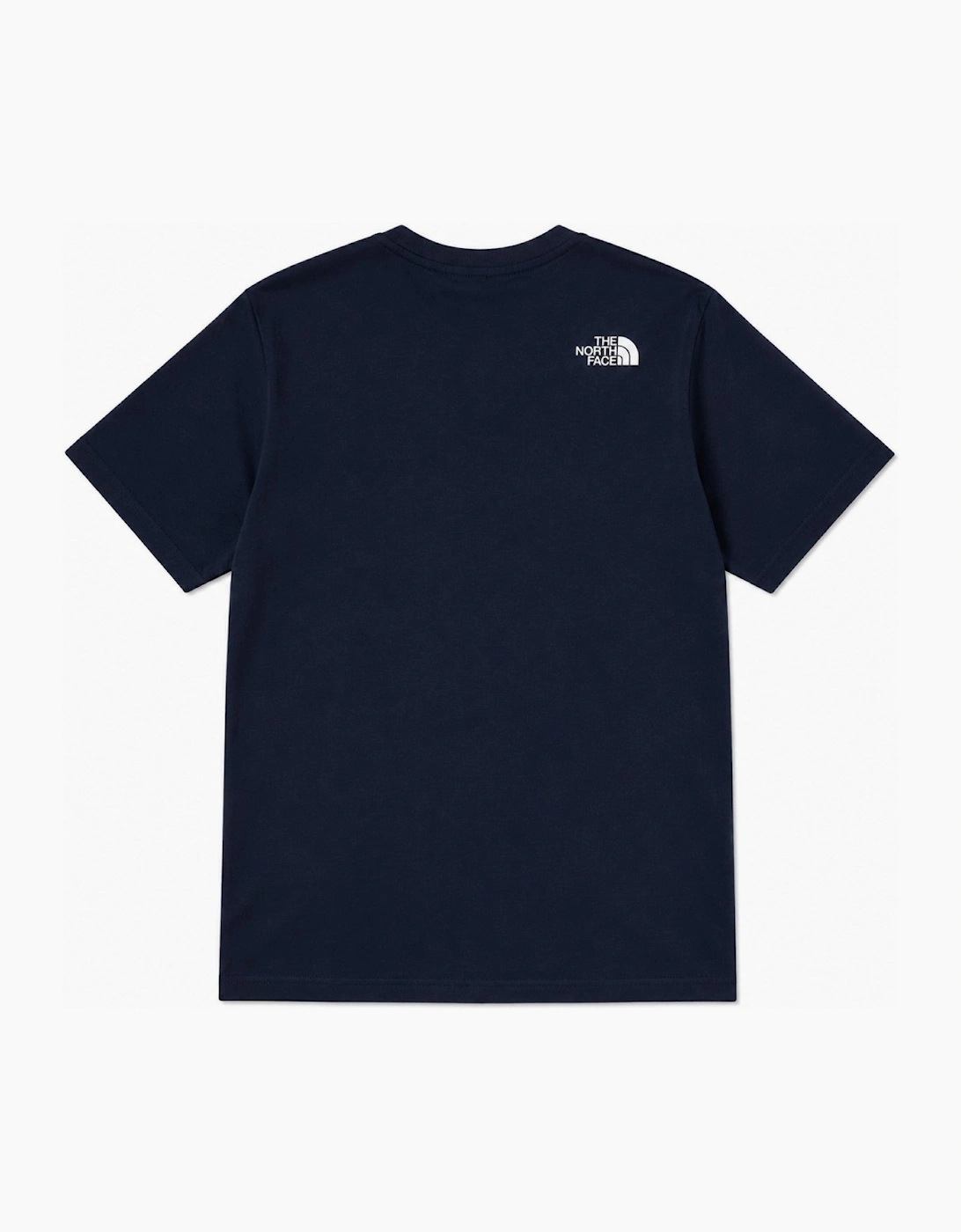 The North Face Mens Colour Block T Shirt in Navy