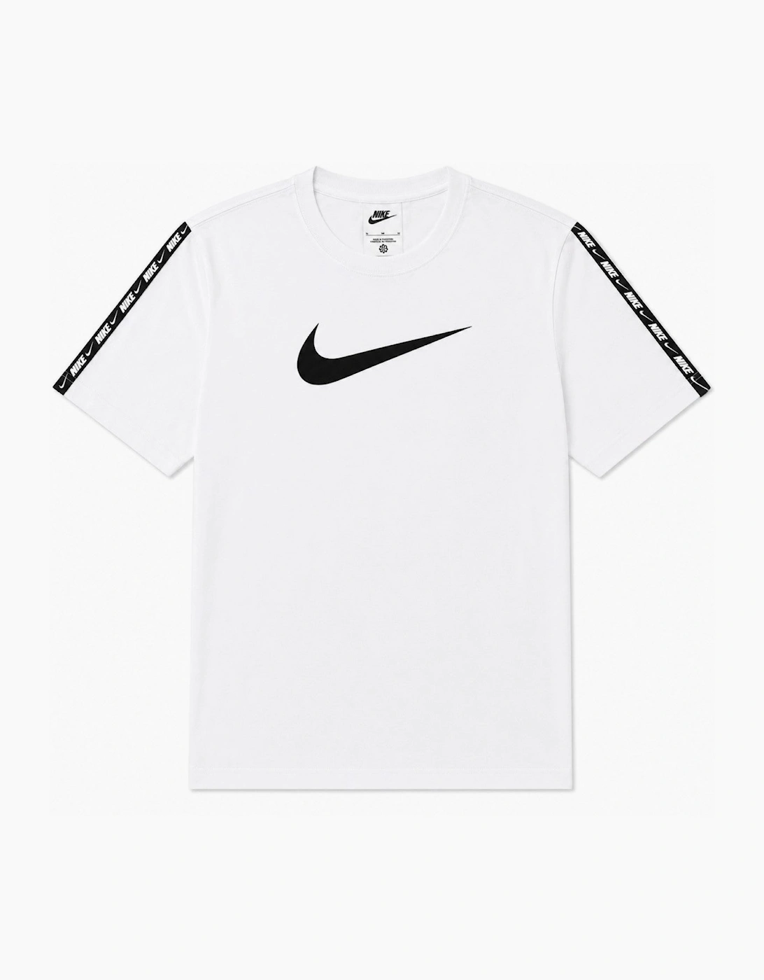 Nike Mens Sportswear Repeat T Shirt in White, 5 of 4