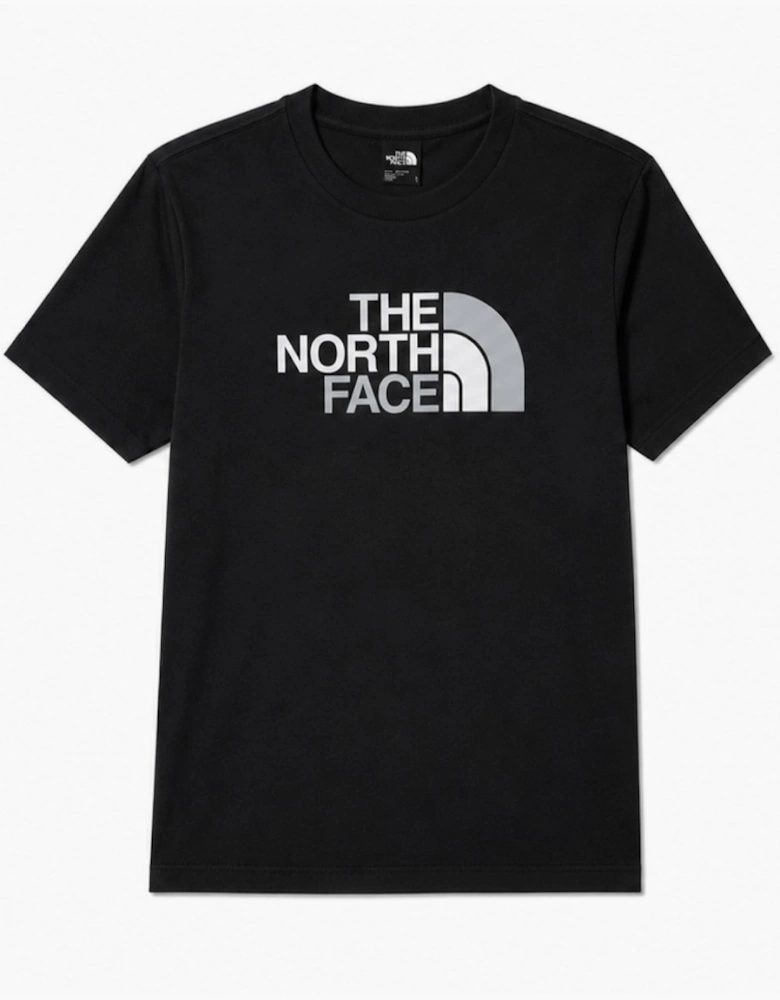The North Face Mens Easy Tee Short Sleeve T-shirt in Black