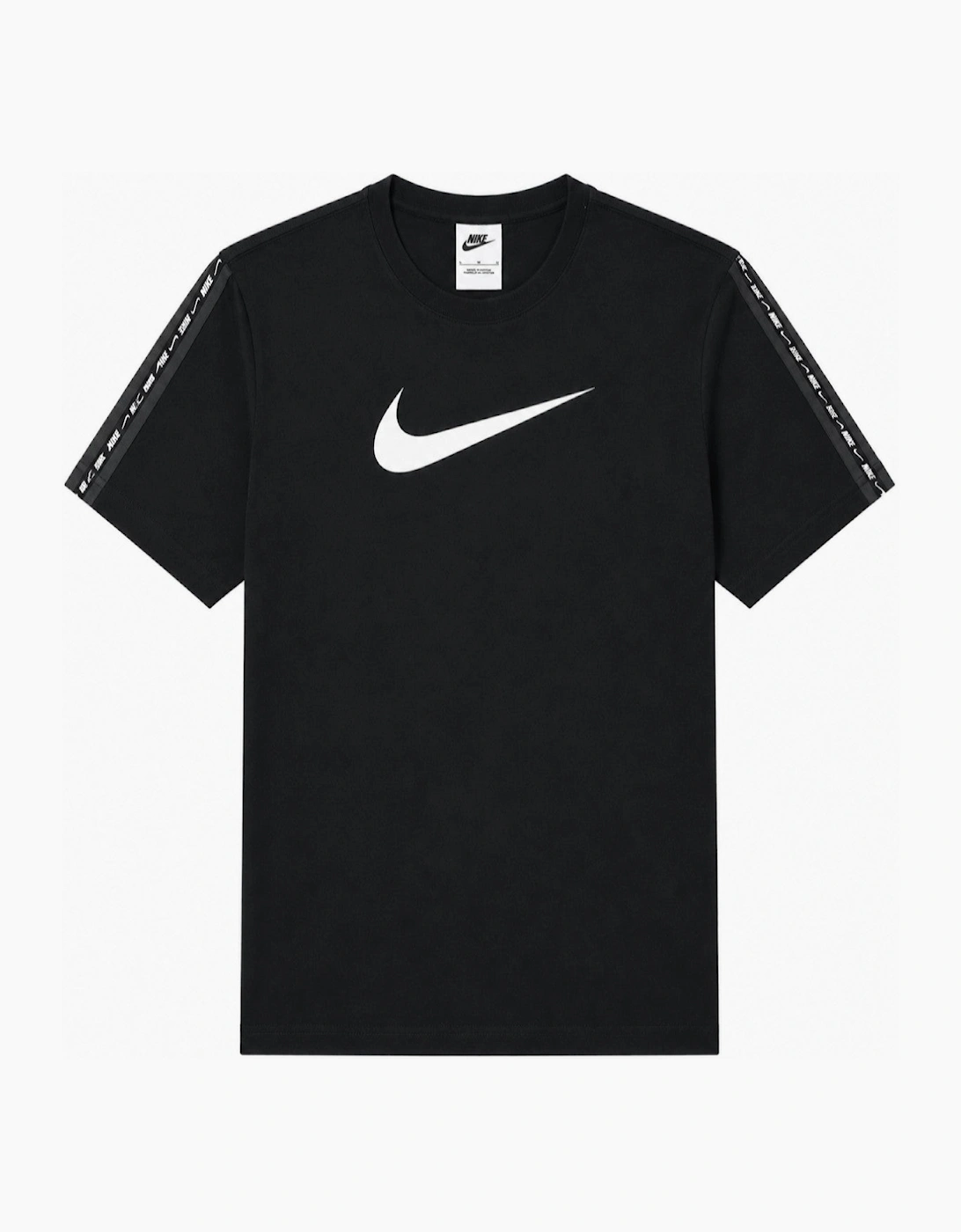 Nike Mens Sportswear Repeat T Shirt in Black, 6 of 5