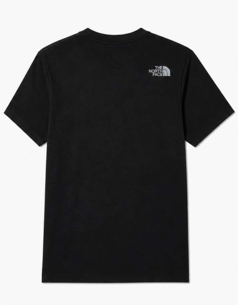 The North Face Mens Easy Tee Short Sleeve T-shirt in Black
