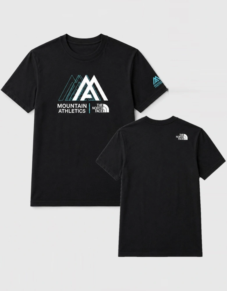 The North Face Mens Mountain Athletics T-Shirt in Black