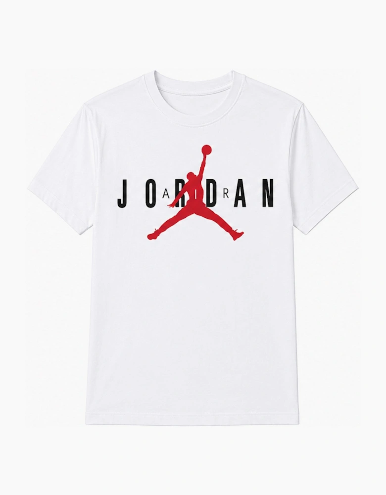Nike Jordan Mens Jumpman Logo T-Shirt in White