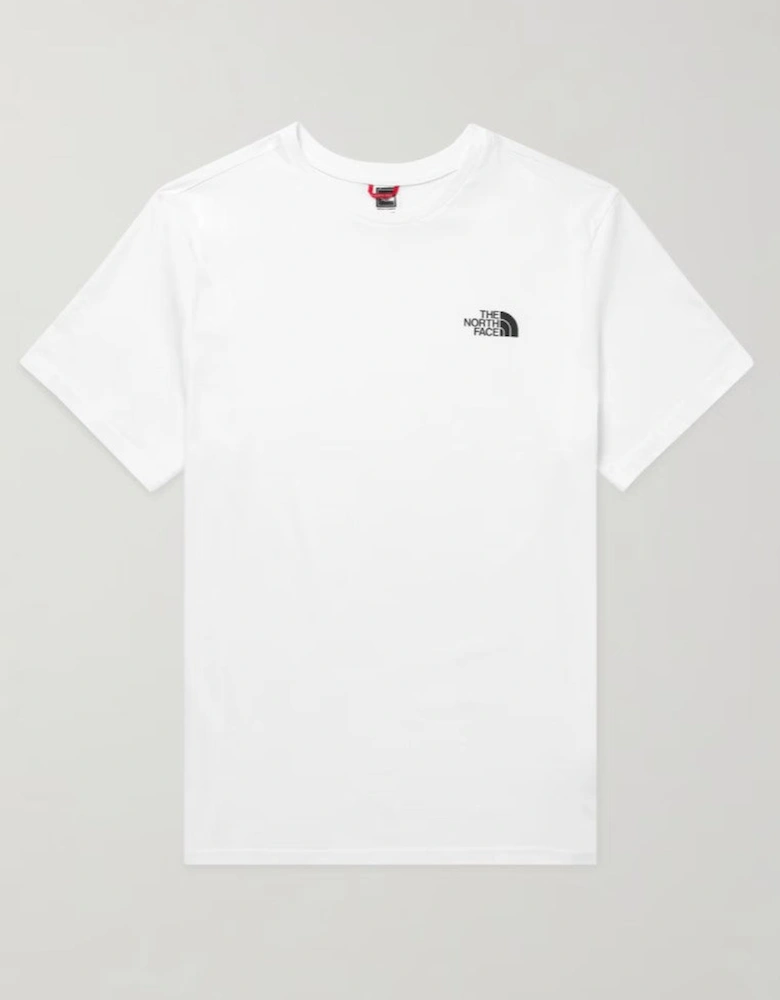 The North Face Mens Simple Dome Short Sleeve T-shirt in White
