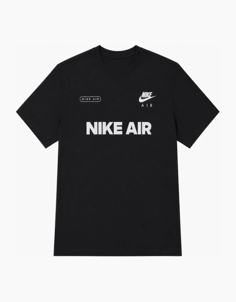 Nike Air Mens Graphic Premium Cotton T-Shirt in Black