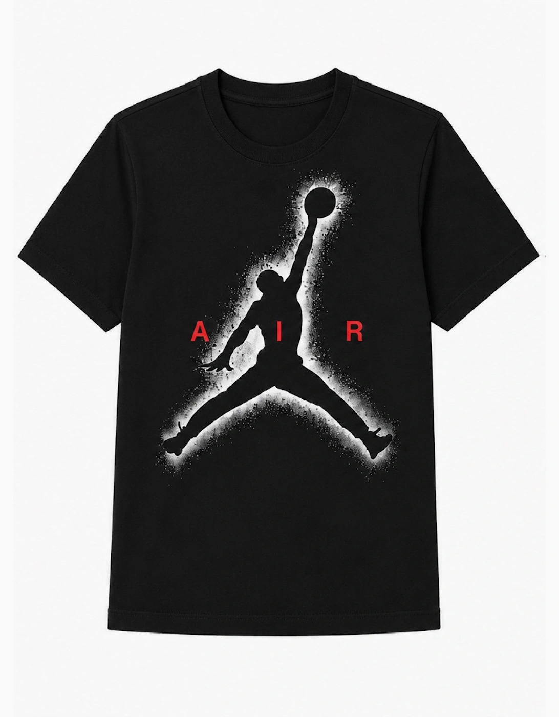Nike Air Jordan Mens Large Jumpman Logo T-Shirt in Black