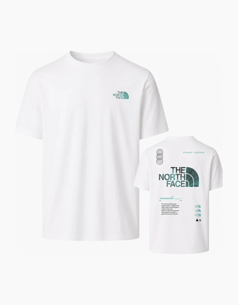 The North Face Mens Graphic Relaxed SS in White