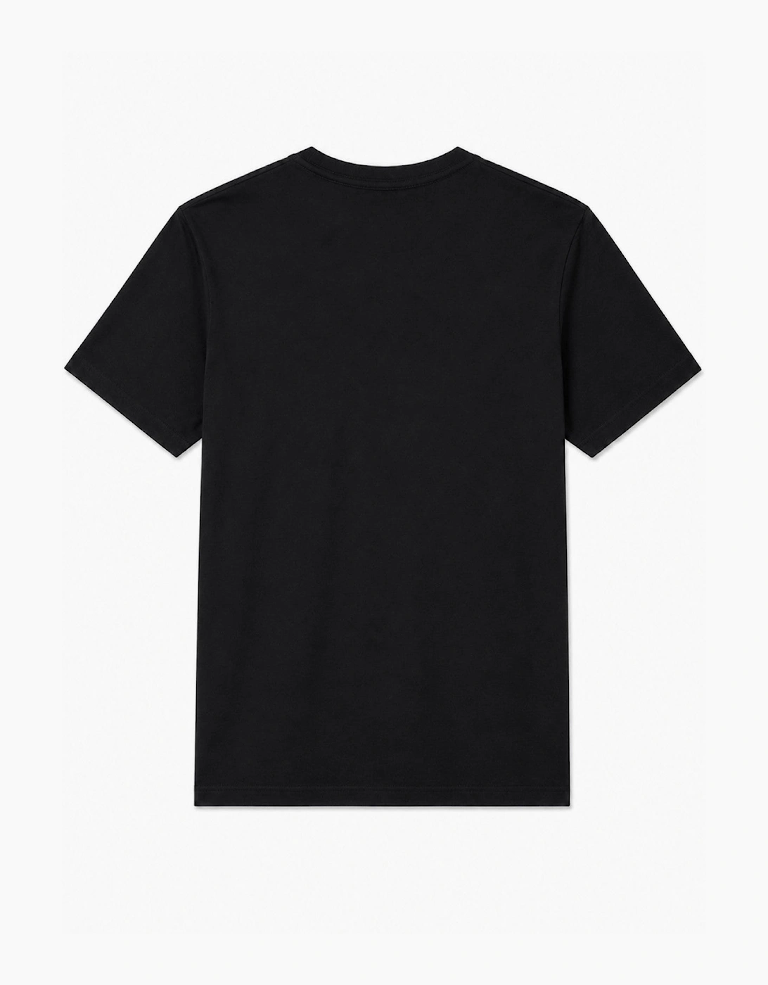 Nike Mens Embroidered Logo Swoosh T Shirt in Black