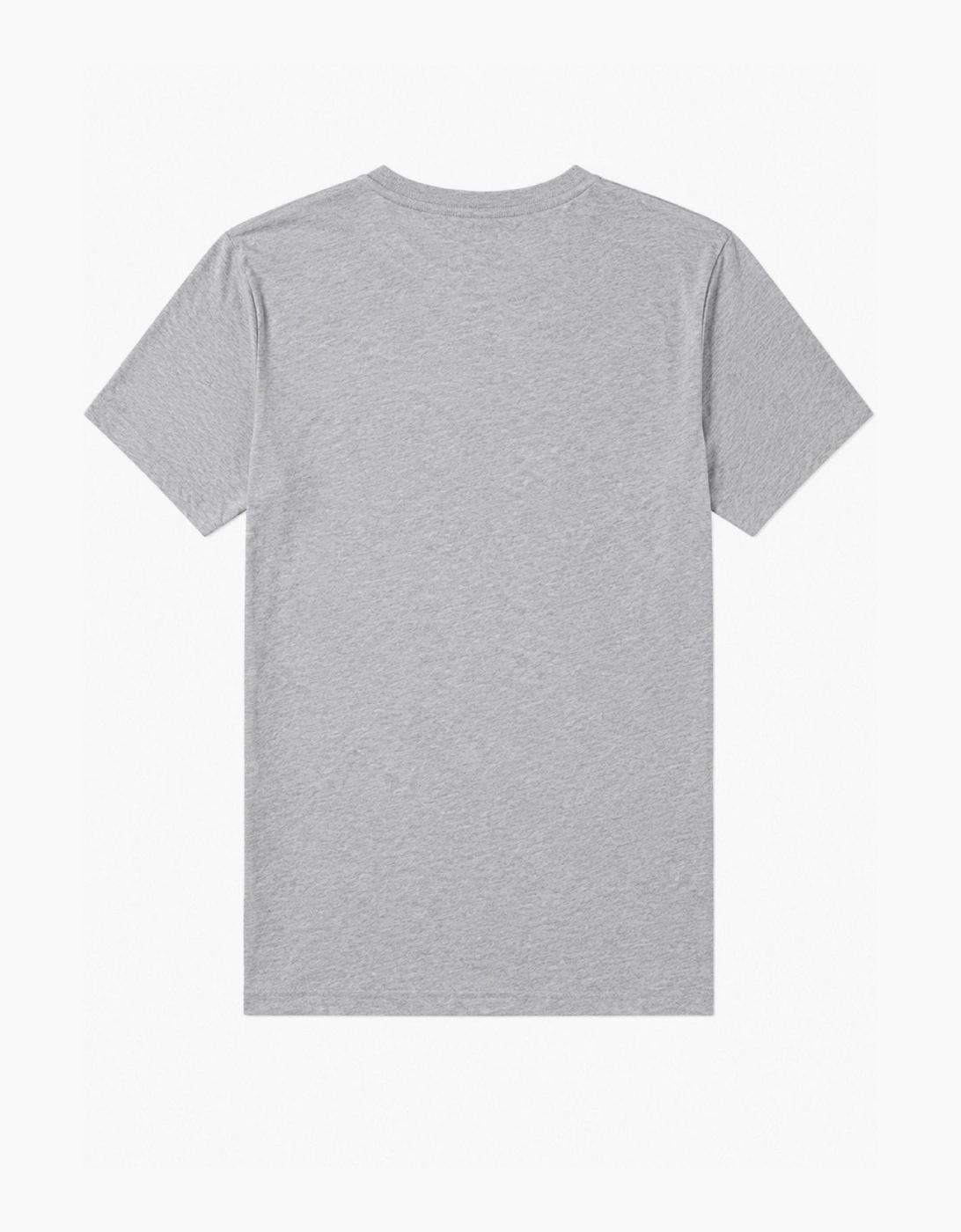 Nike Mens Embroidered Logo Swoosh T Shirt in Grey