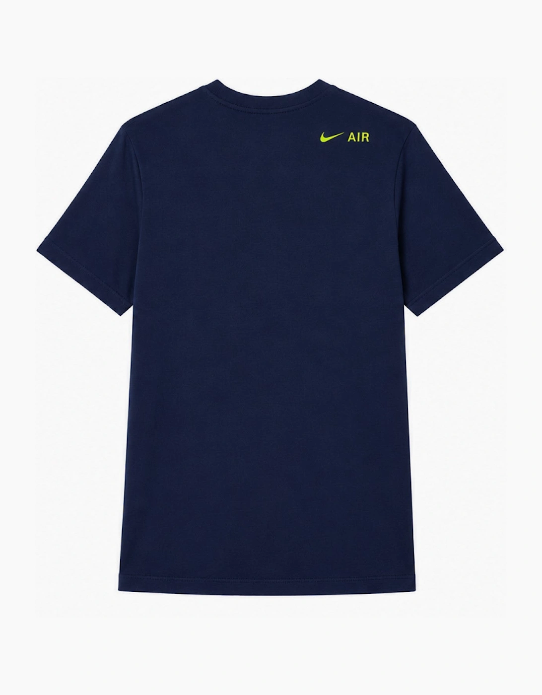 Nike Air Mens Sportswear Multi Swoosh Logo T Shirt in Navy