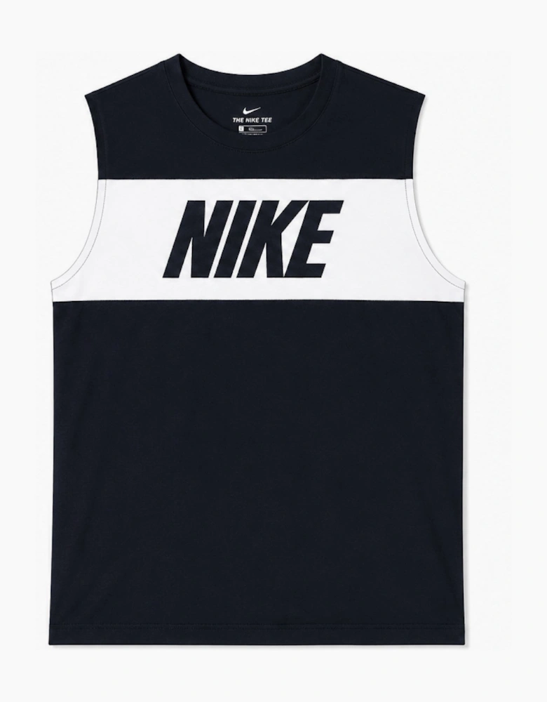 Nike Men's Retro Logo Vest in Black