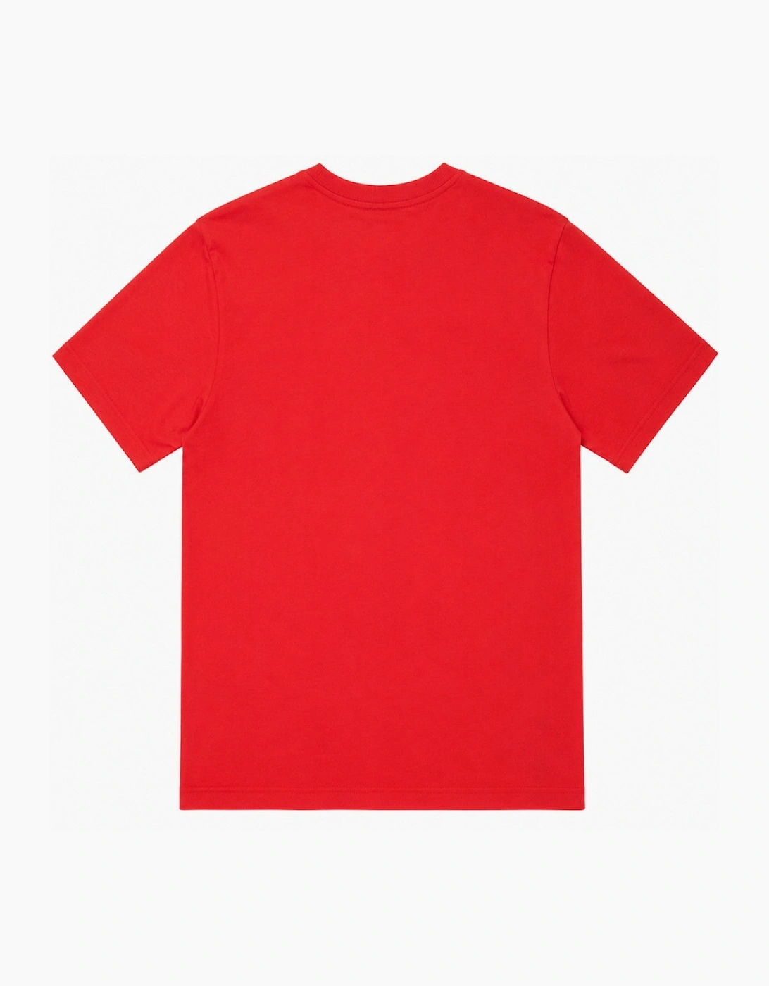 Nike Mens Embroidered Logo Swoosh T Shirt in Red