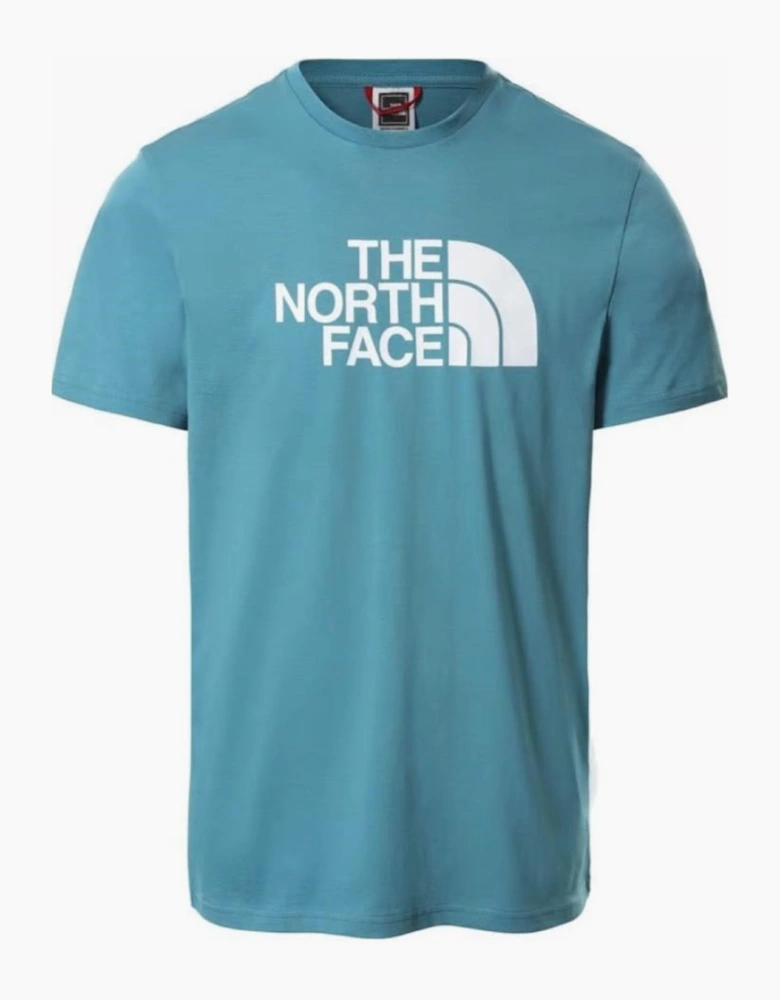 The North Face Mens Easy Tee Short Sleeve T-shirt IN Storm Blue