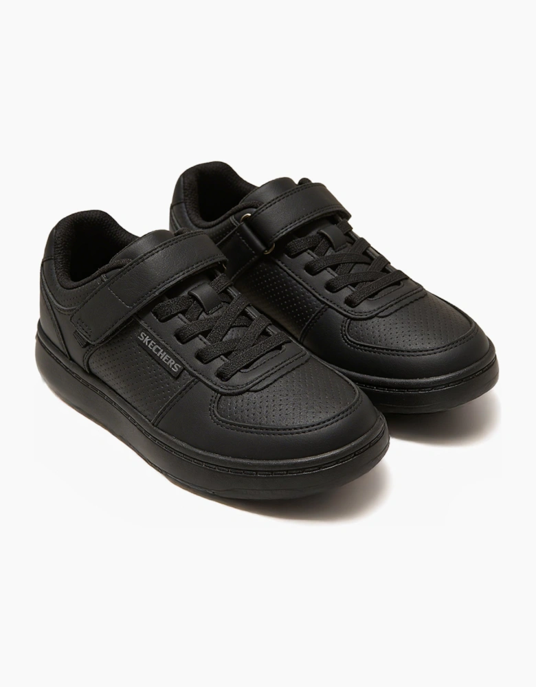 Skechers QUICK STREET LITE Boys School Shoes Black