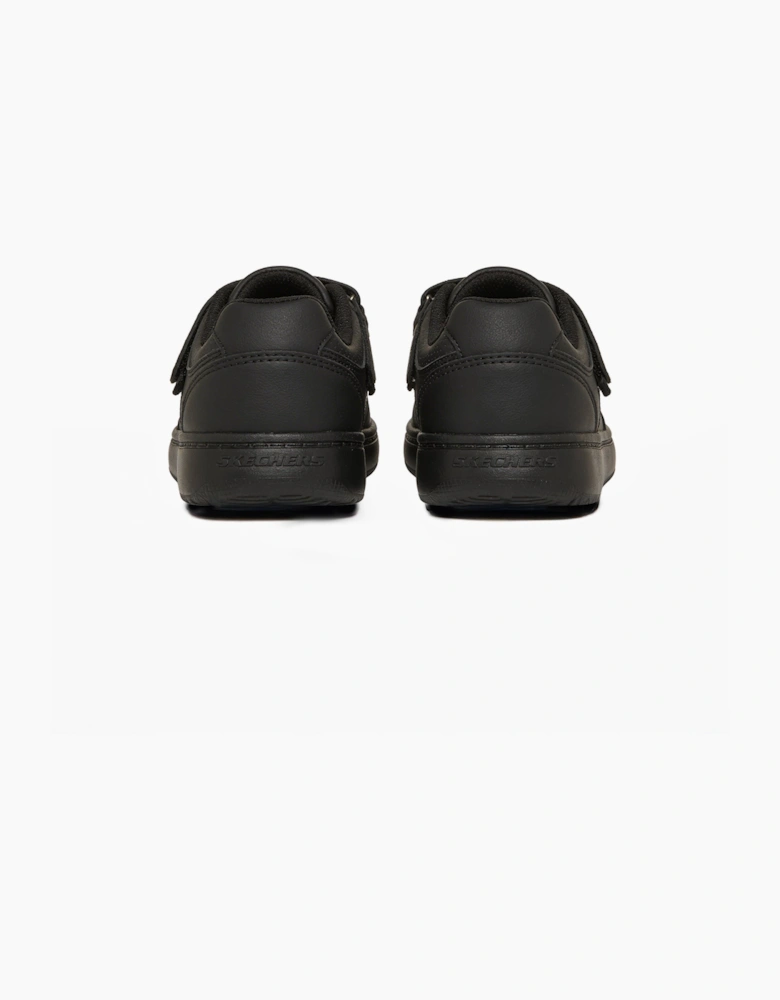 Skechers QUICK STREET LITE Boys School Shoes Black