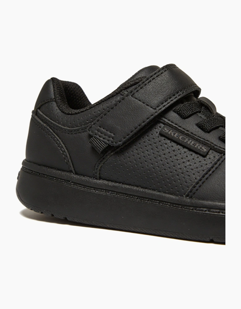 Skechers QUICK STREET LITE Boys School Shoes Black