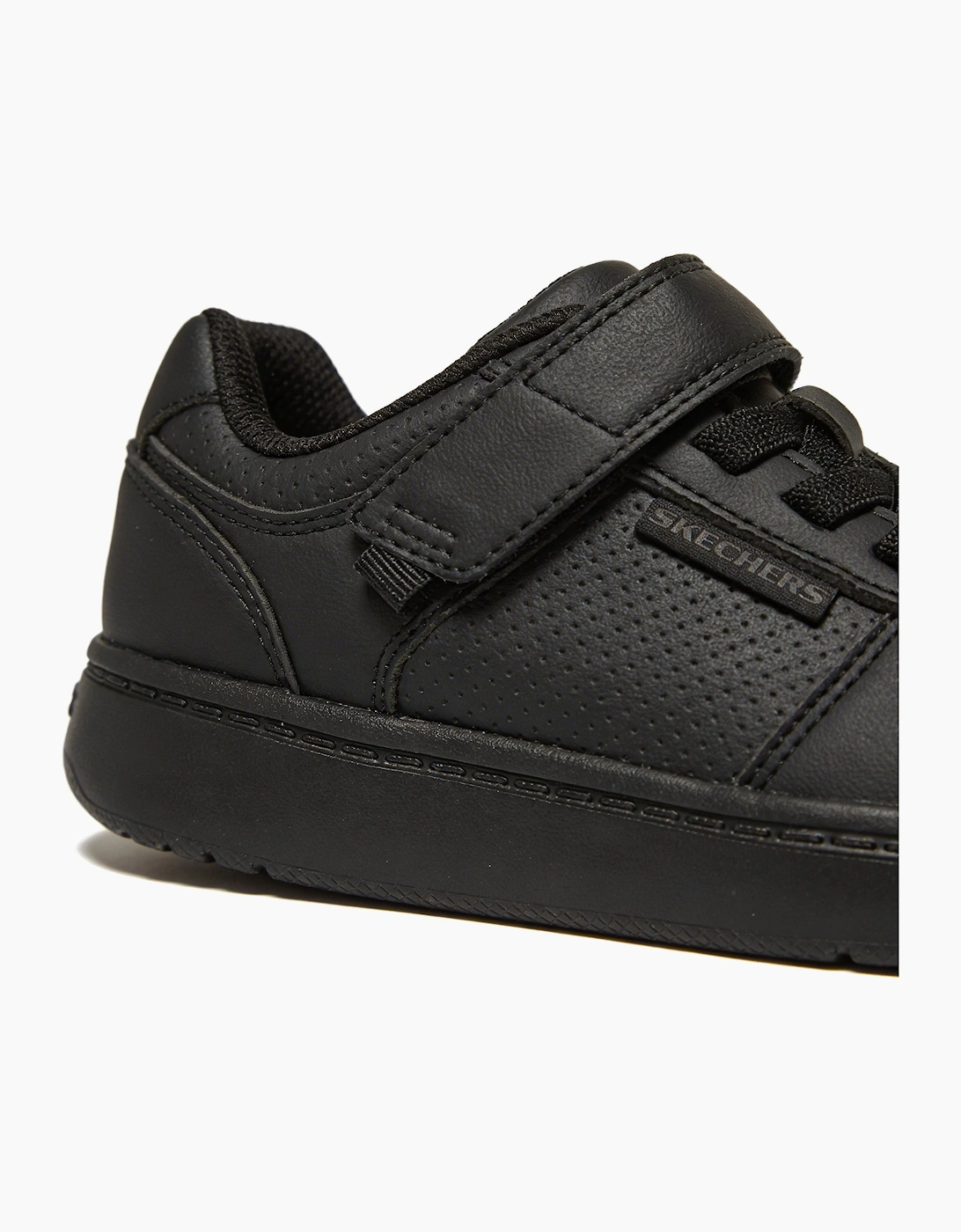 Skechers QUICK STREET LITE Boys School Shoes Black