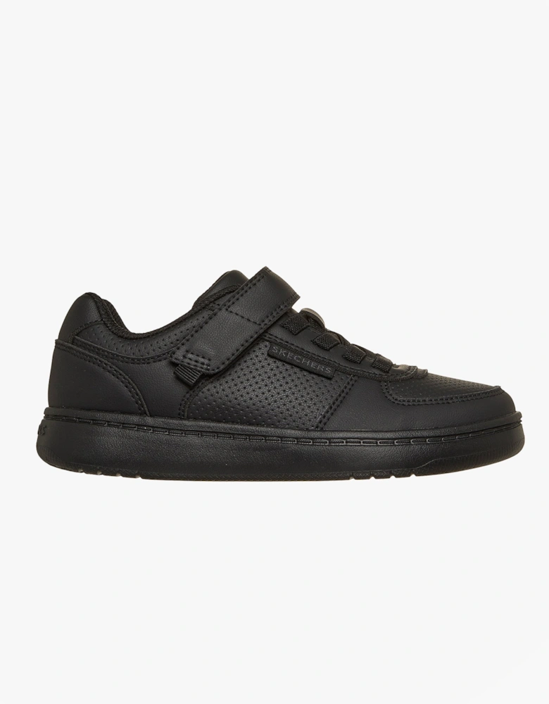 Skechers QUICK STREET LITE Boys School Shoes Black