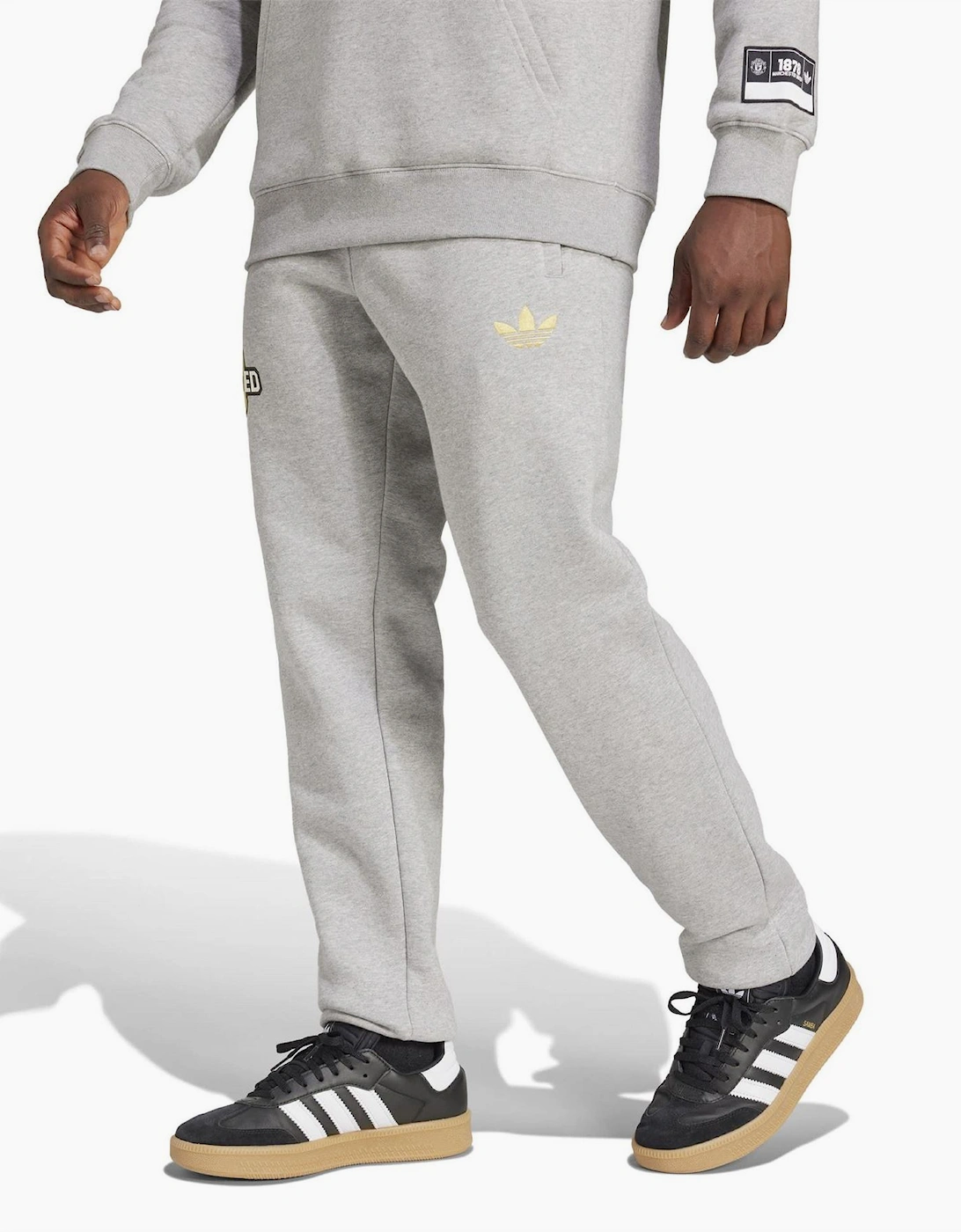 Mu Solid Patterned Slim Track Pants