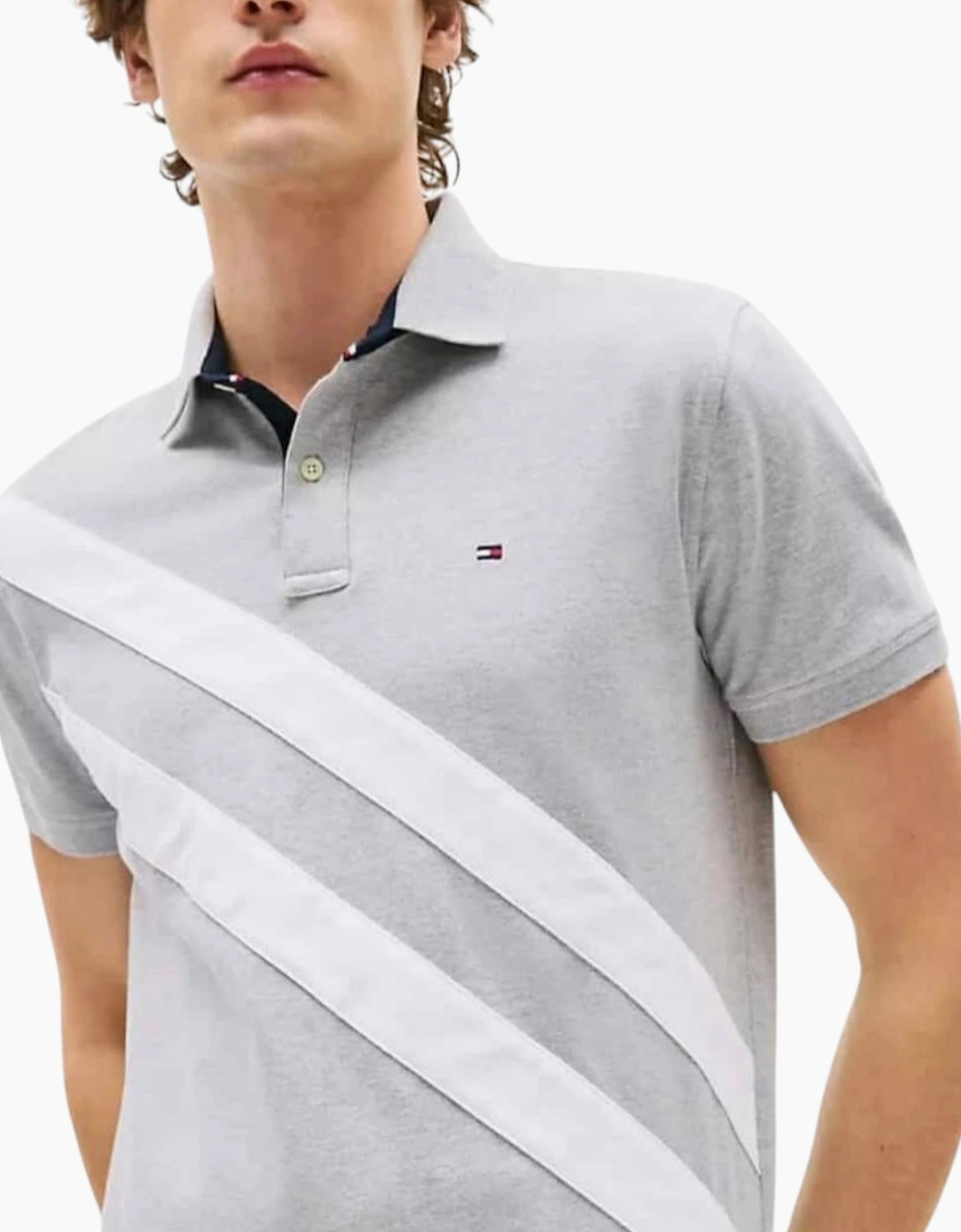Tommy Hilfiger Mens Polo Shirts Cotton Top