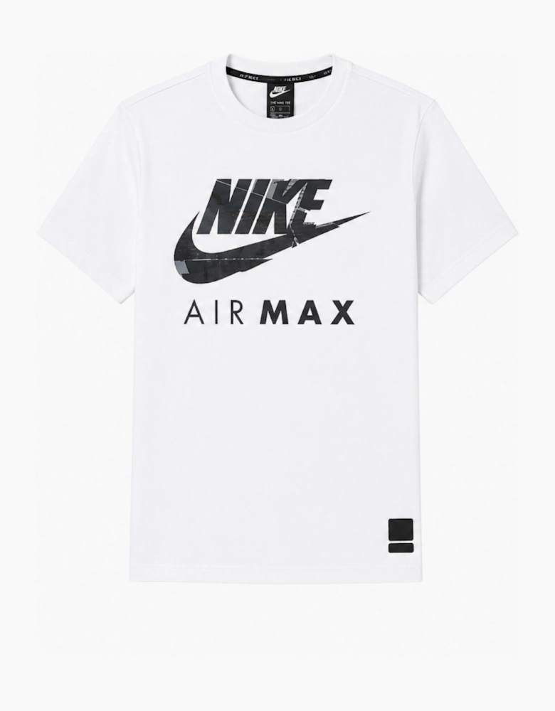 Nike Air Max NSW Graphic Print Mens T Shirt in White