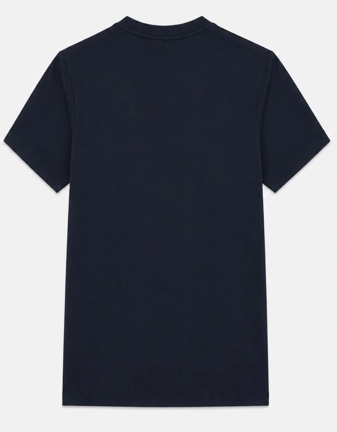 Nike Mens Embroidered Logo Swoosh T Shirt in Navy