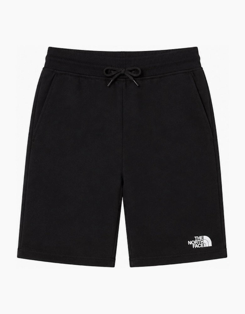 The North Face Mens Standard French Terry Shorts in Black